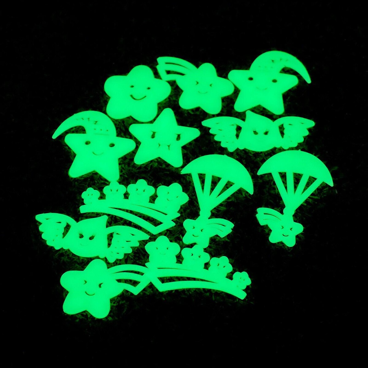 Набор светящегося декора No brand, цвет зеленый 01223066 - фото 2