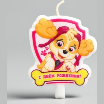 Свеча в торт Paw Patrol