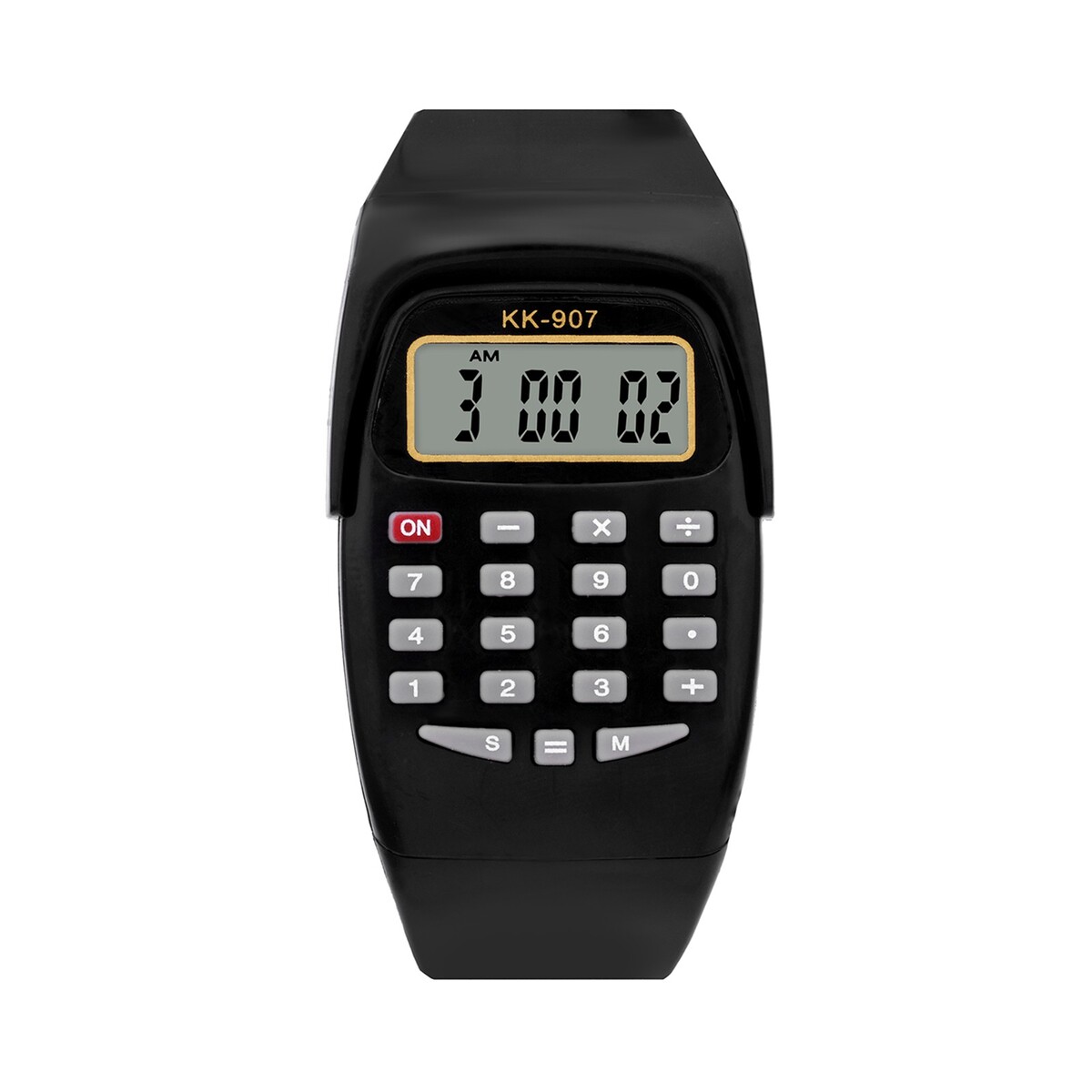 Часы наручные электронные детские, с калькулятором, ремешок силикон, l-21 см, черные наручные часы lee cooper lc 16l d