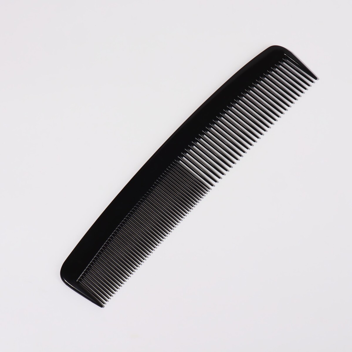 Расческа комбинированная, 22 × 4,5 см, цвет черный расческа комбинированная скошенная 17 7 × 3 см