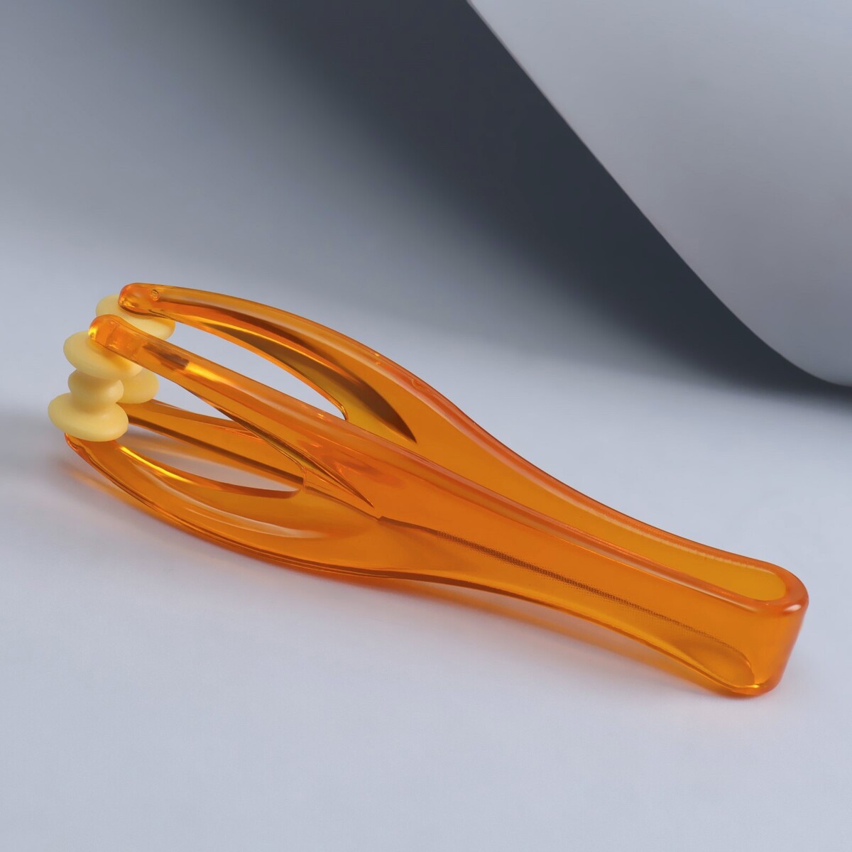 фото Массажер для пальцев рук, 14,5 × 3,8 × 3,2 см, 2 ролика, цвет оранжевый onlitop