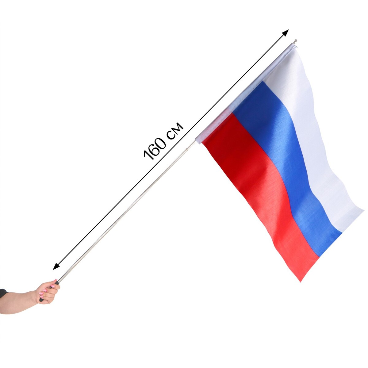 Древко для флага 1.6 м, d-1.2 см древко для флага 1 6 м d 1 2 см