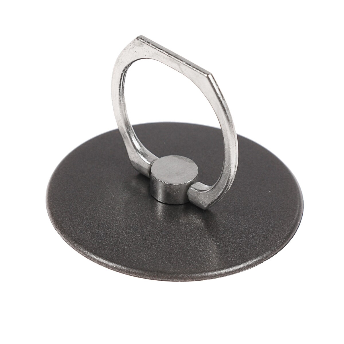 Держатель-подставка с кольцом для телефона luazon, в форме круга, черный держатель подставка попсокет для телефона luazon с креплением