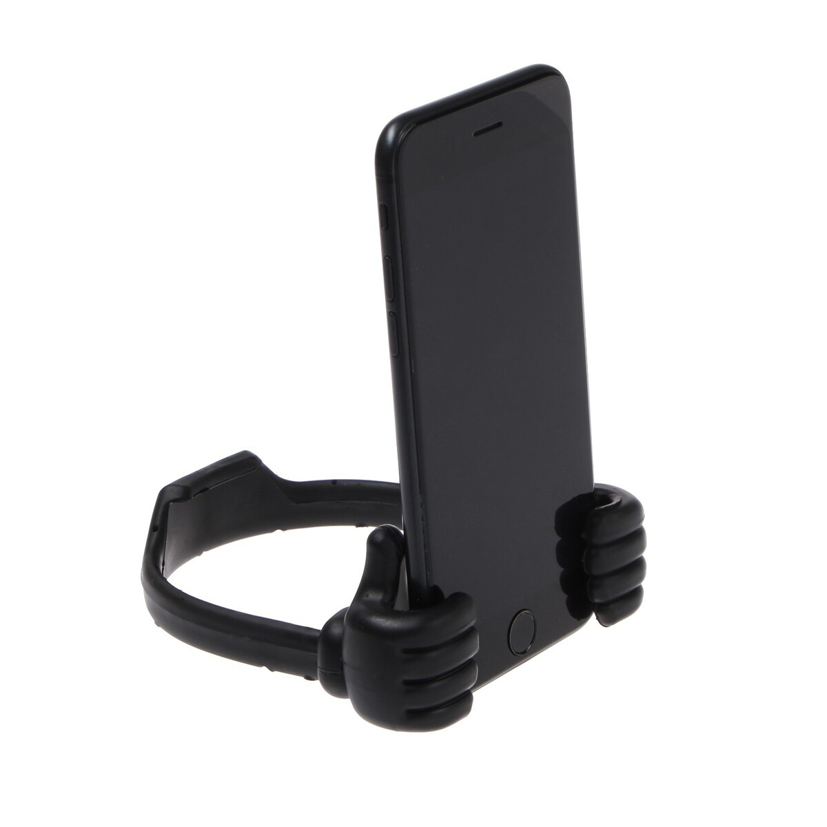 

Подставка для телефона luazon, в форме рук, регулируемая ширина, черная, Черный