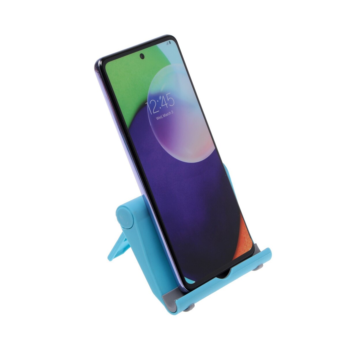 фото Подставка для телефона luazon, складная, регулируемая высота, синяя luazon home