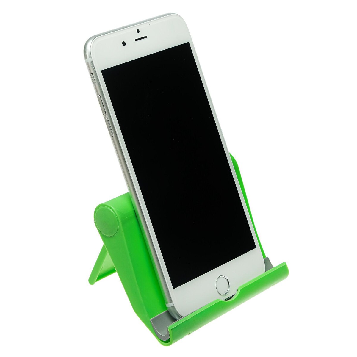 Подставка для телефона luazon, складная, регулируемая высота, зеленая подставка для телефона luazon складная регулируемая высота резиновая вставка белая