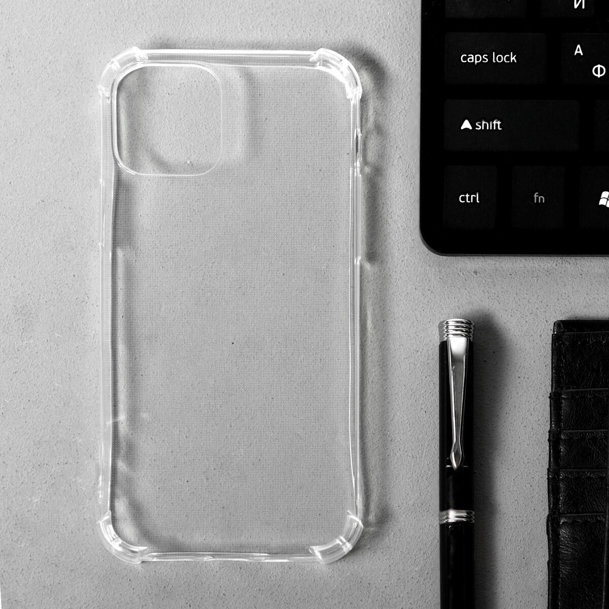 Чехол luazon для iphone 12/12 pro, 6.1 чехол luazon для iphone 11 pro силиконовый противоударный прозрачный
