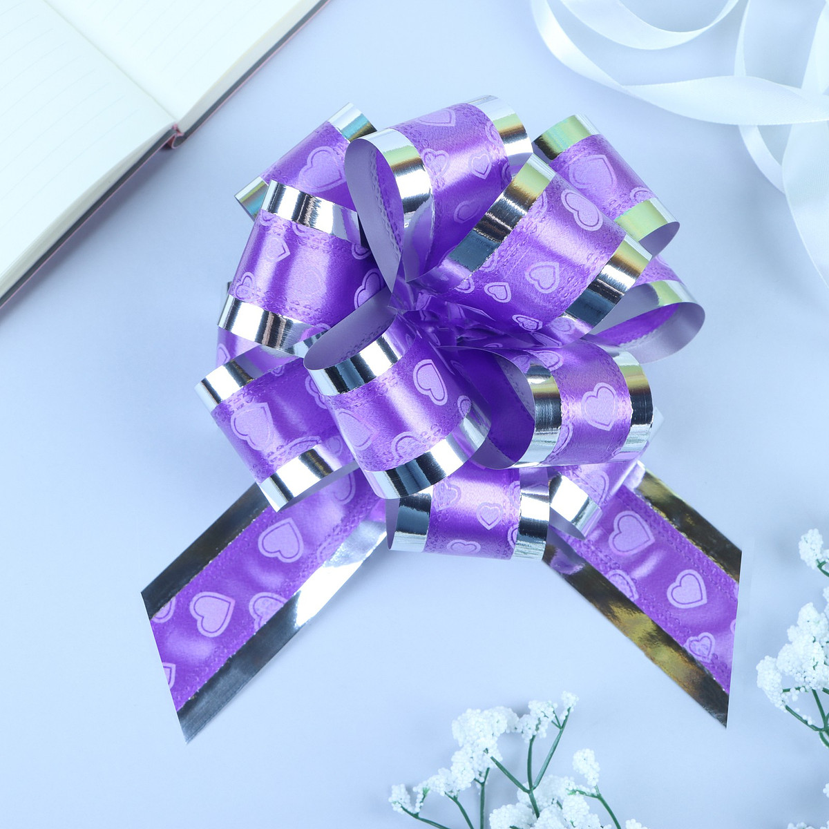 

Подарочный бант - шар №5, Фиолетовый