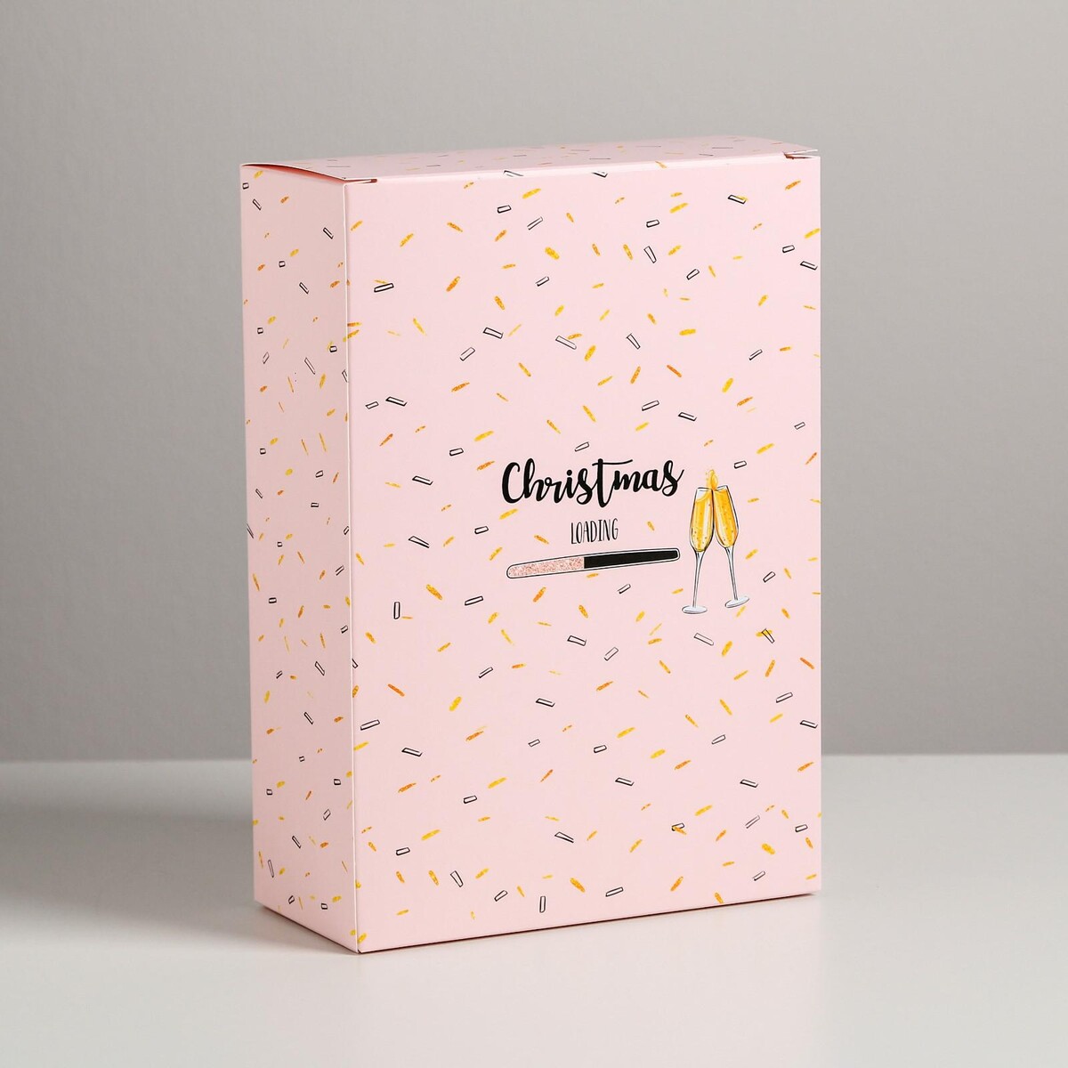 

Коробка складная, Розовый