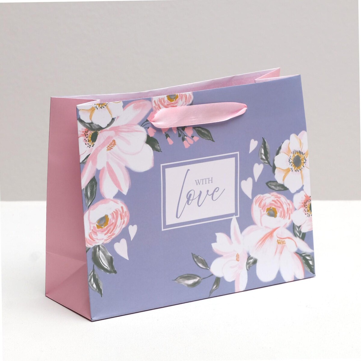 Пакет подарочный ламинированный горизонтальный, упаковка, пакет ламинированный горизонтальный art lover l 40 × 31 × 11 5 см
