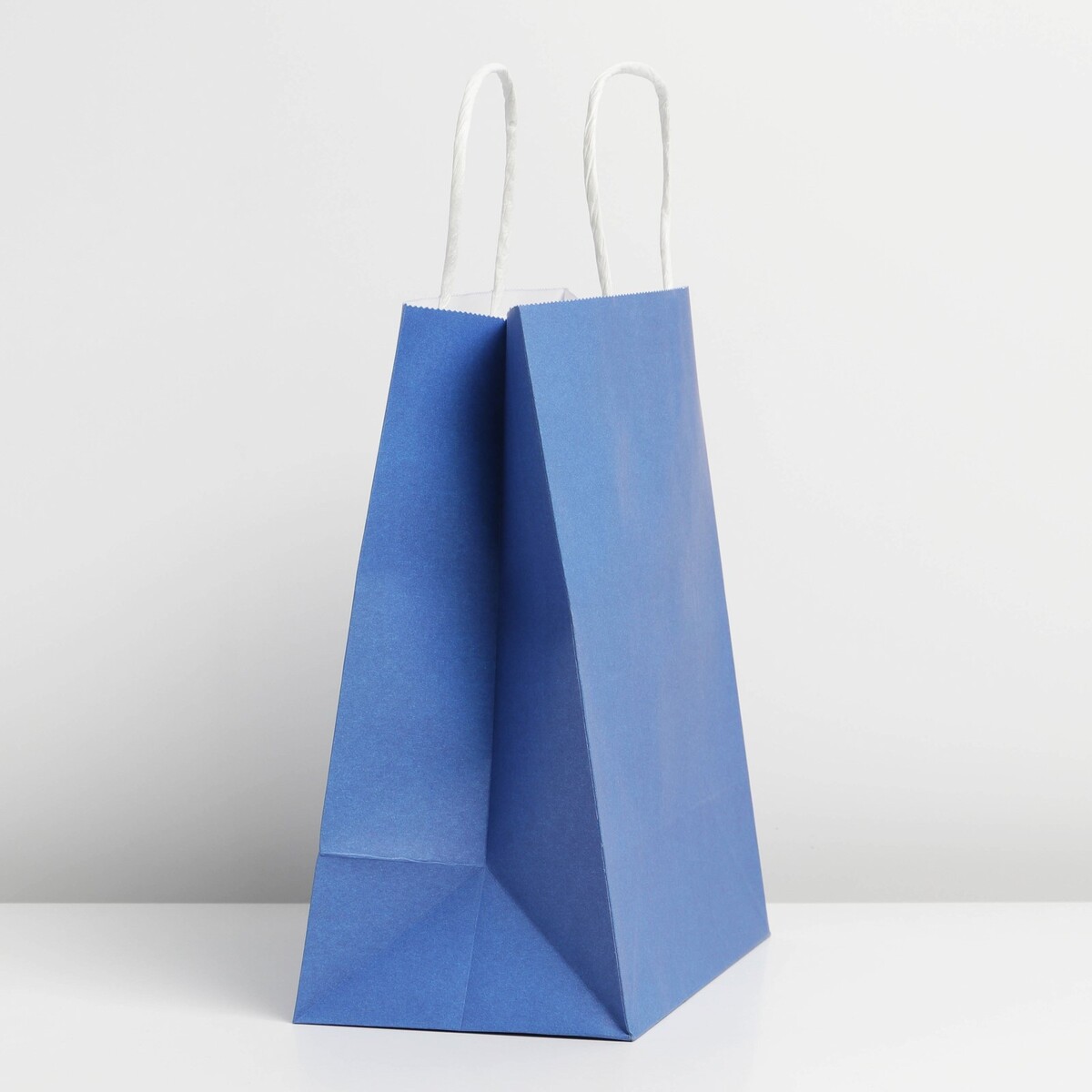

Пакет подарочный крафтовый, упаковка,, Синий