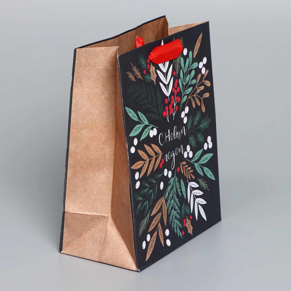 

Пакет крафтовый вертикальный, Коричневый;разноцветный