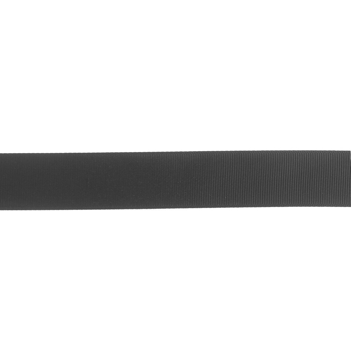 Репсовая лента черная ширина 2,5 см в рулоне 91 метр