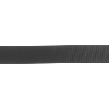 Репсовая лента черная ширина 2,5 см в ру