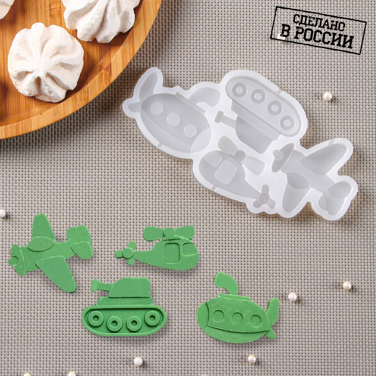 

Силиконовый молд для леденцов и шоколада, Прозрачный