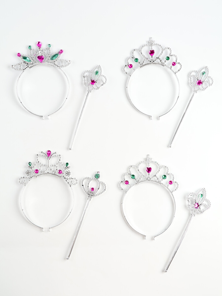 Карнавальный набор 1232930 Серебристый, розовый, фото 3