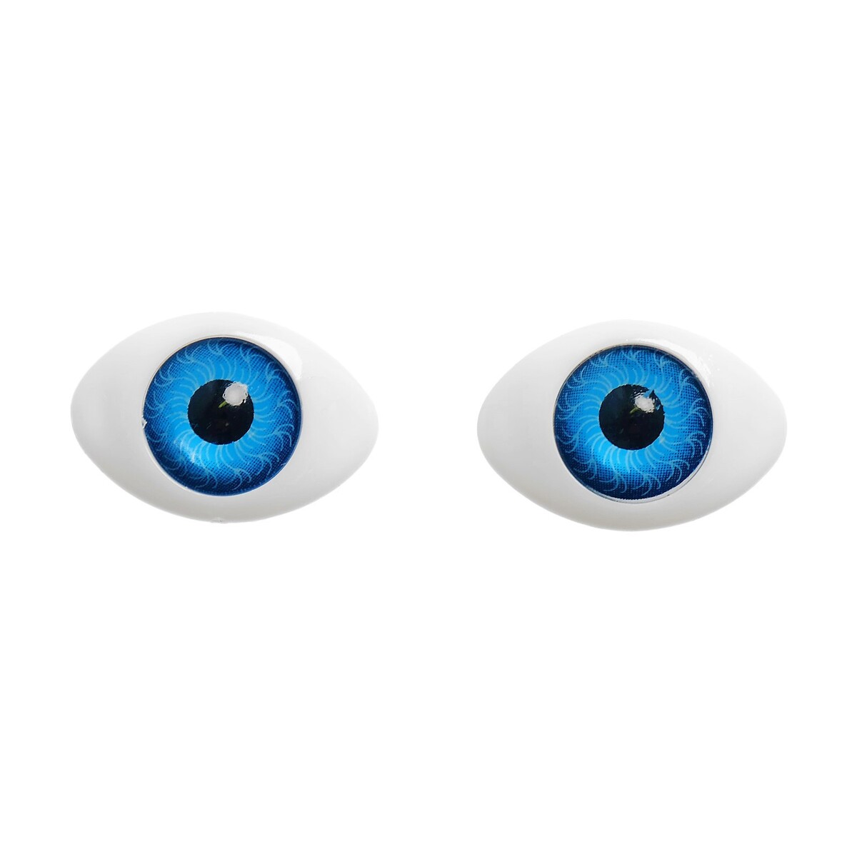 Глаза, набор 8 шт., размер радужки 12 мм, цвет голубой глаза набор 8 шт размер 1 шт 1 5 × 1 см размер радужки 9 мм голубой