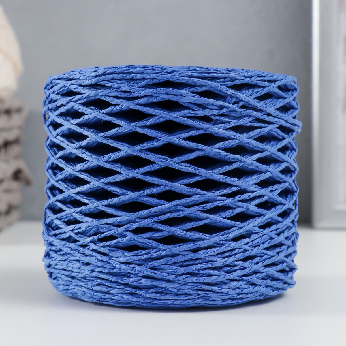 

Пряжа 100% целлюлоза, Синий