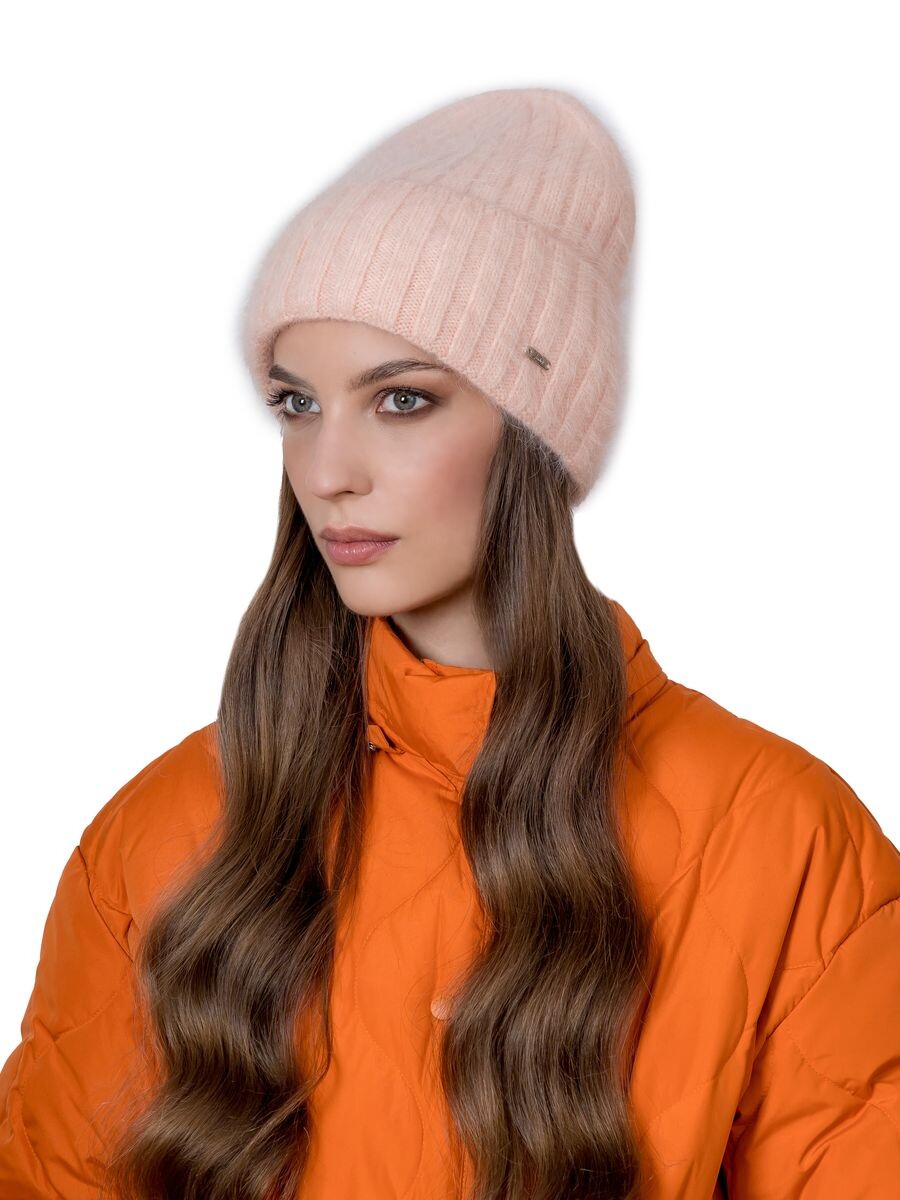 

Шапка, Розовый;персиковый