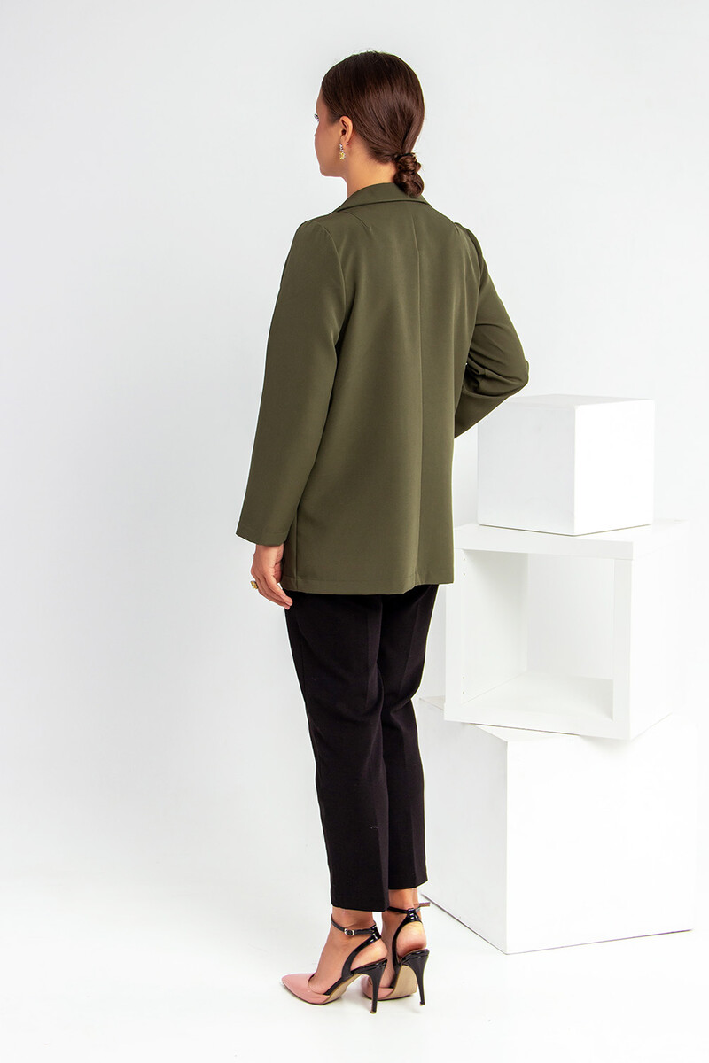 Жакет Liza Fashion, размер 48, цвет хаки 01234880 - фото 5