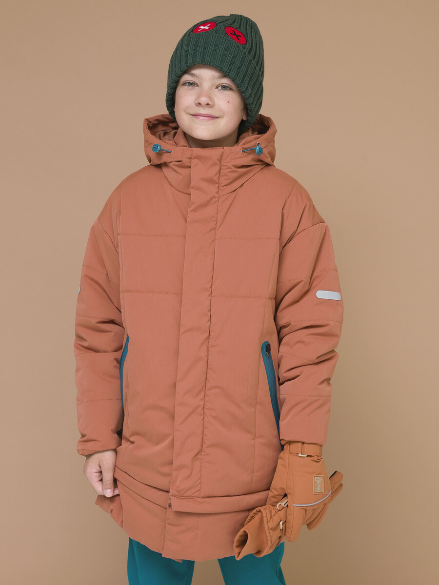 

Куртка, Бронзовый;охра