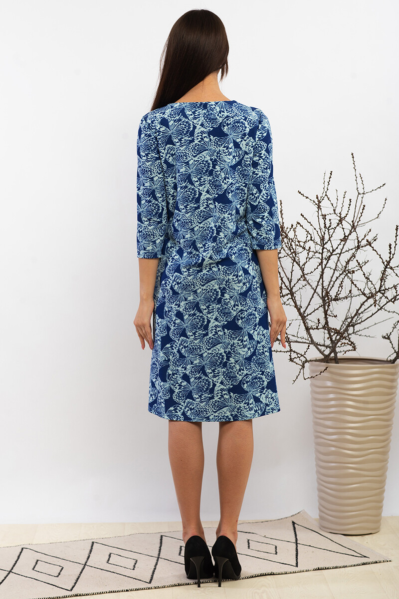 Платье AhaLodensa, размер 48, цвет синий 01238212 - фото 3