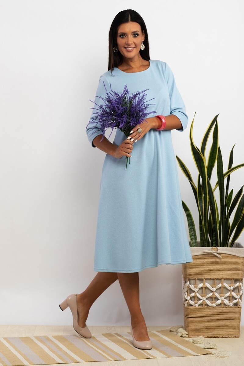 Платье AhaLodensa, размер 46, цвет голубой 01238213 - фото 1