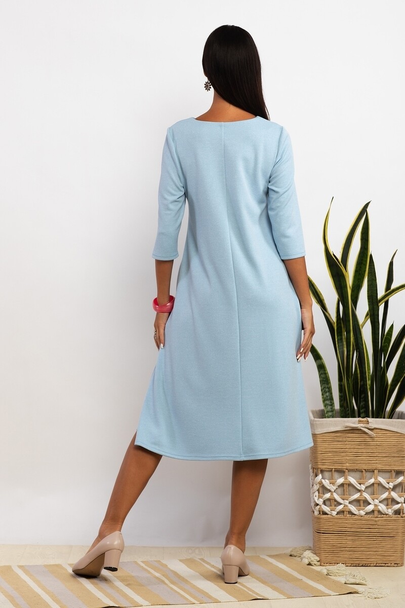 Платье AhaLodensa, размер 46, цвет голубой 01238213 - фото 3