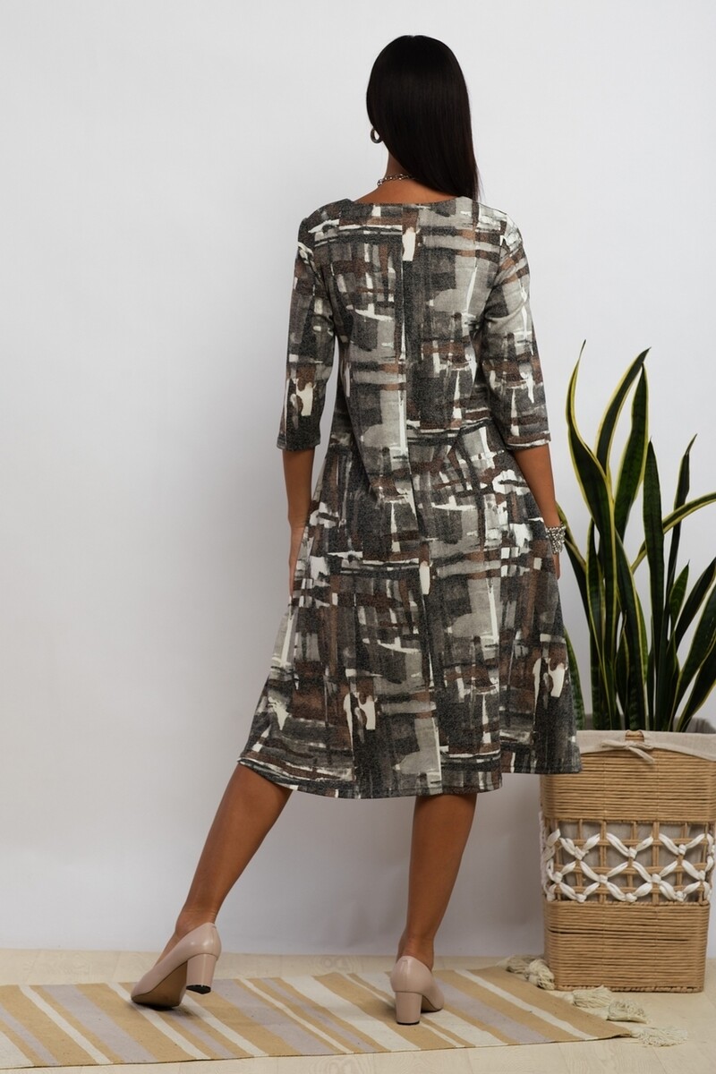 Платье AhaLodensa, размер 46, цвет серый 01238214 - фото 3