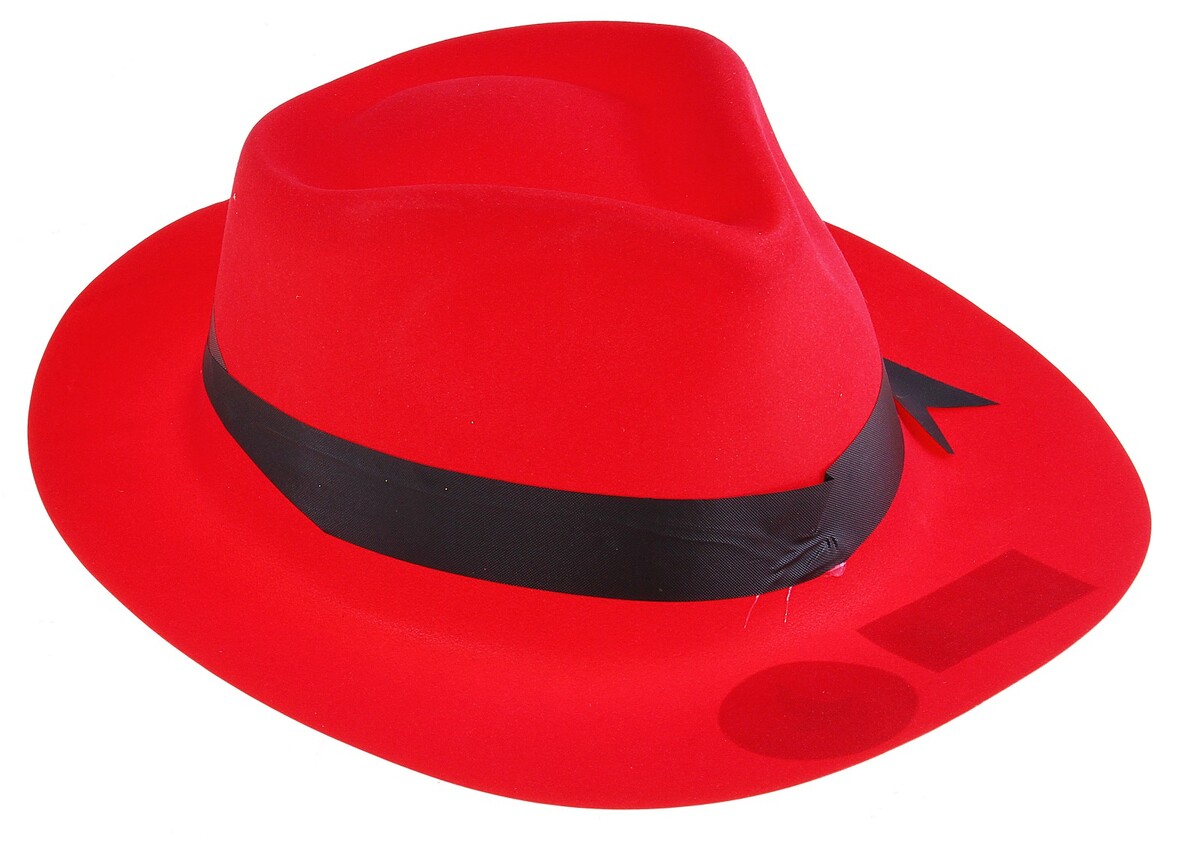 фото Карнавальная шляпа, с кантом, красная страна карнавалия