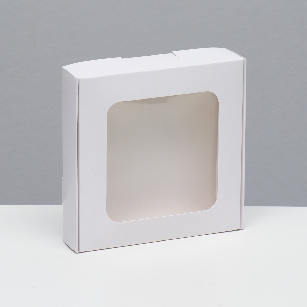 Коробка самосборная, белая, 13 х 13 х 3 см коробка самосборная белая 19 х 19 х 3 см