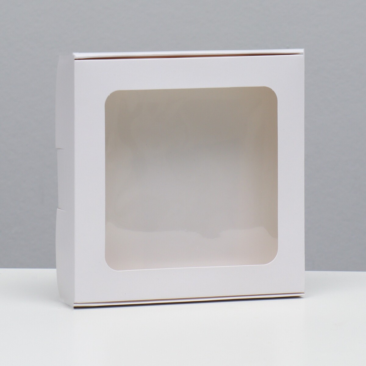 Коробка самосборная, белая, 16 х 16 х 3 см коробка самосборная белая 21 х 21 х 3 см