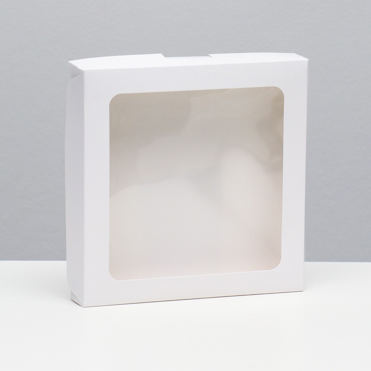Коробка самосборная, белая, 19 х 19 х 3 см коробка самосборная белая 13 х 13 х 3 см