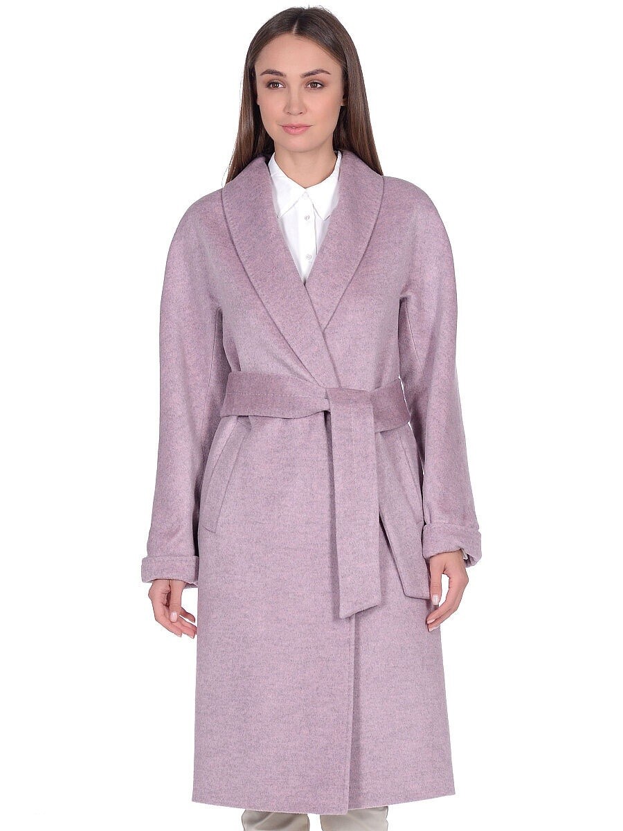 Пальто Veale, размер 42, цвет розовый 01241032 однобортное - фото 2