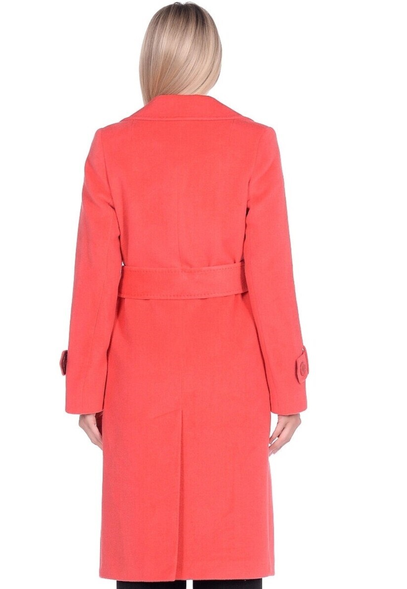 Пальто Veale, размер 40, цвет розовый 01241041 однобортное - фото 3