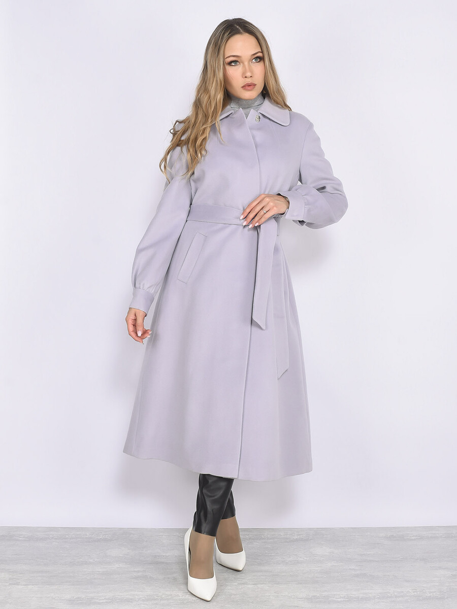 Пальто Veale, размер 42, цвет серый 01241089 однобортное - фото 1