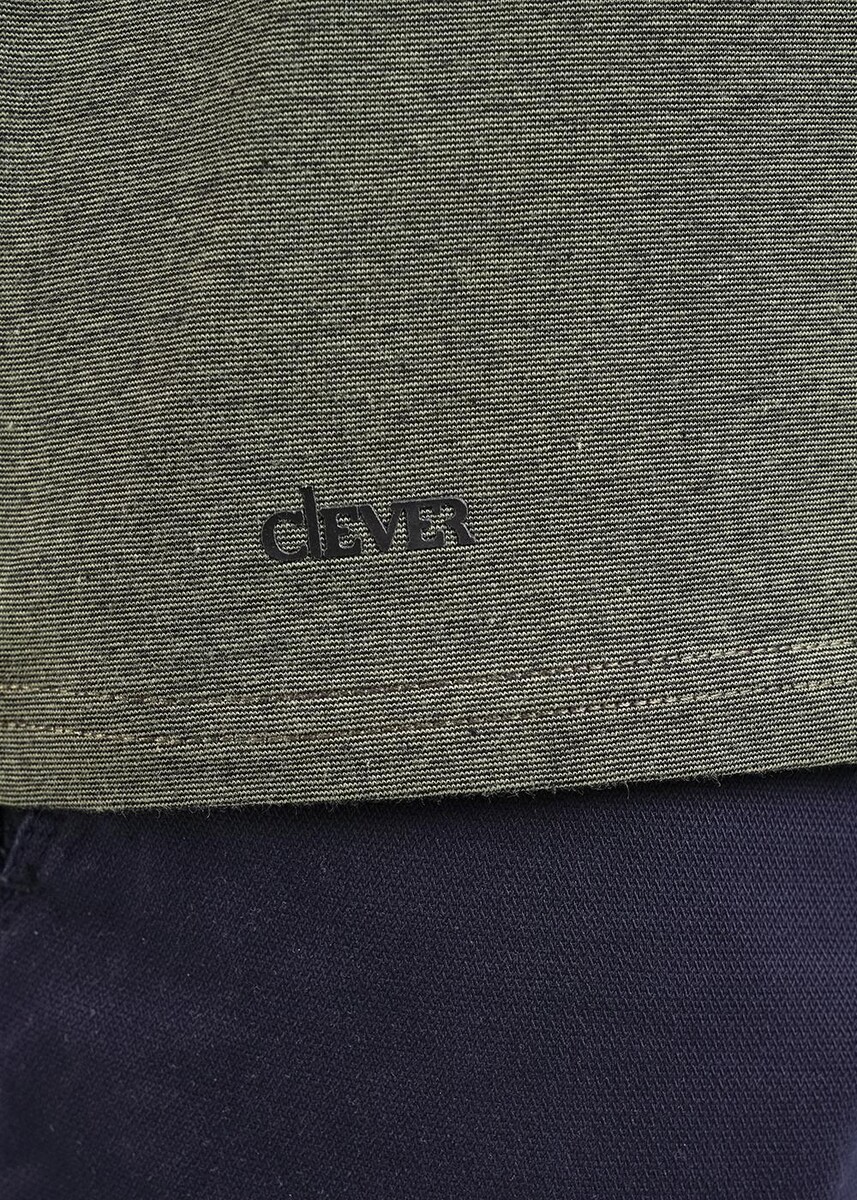 Футболка CLEVER 01245917 Т.зеленый/черный  Фото 5
