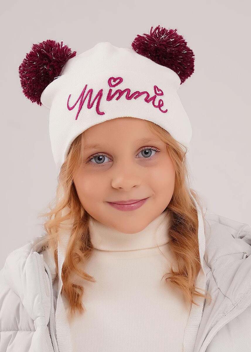 

Шапка, Белый;молочный