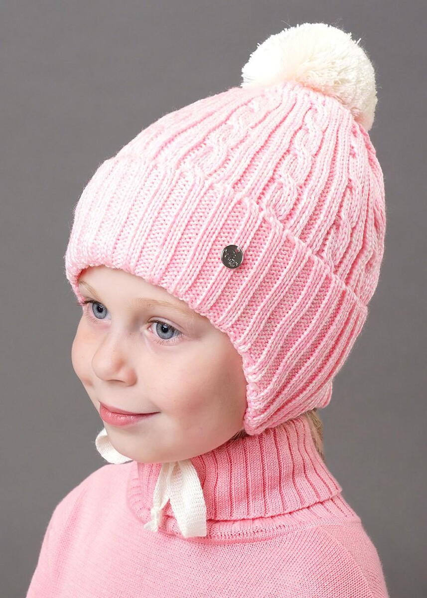 

Шапка, Розовый;суровый\розовый