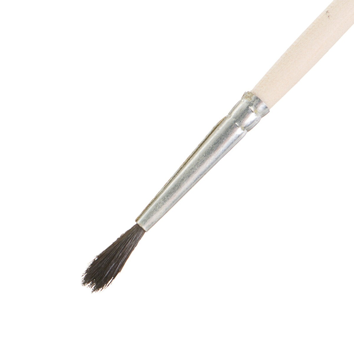 Кисть белка круглая № 2 (диаметр обоймы 2 мм; длина волоса 12 мм), деревянная ручка, calligrata Calligrata 01249173 - фото 2