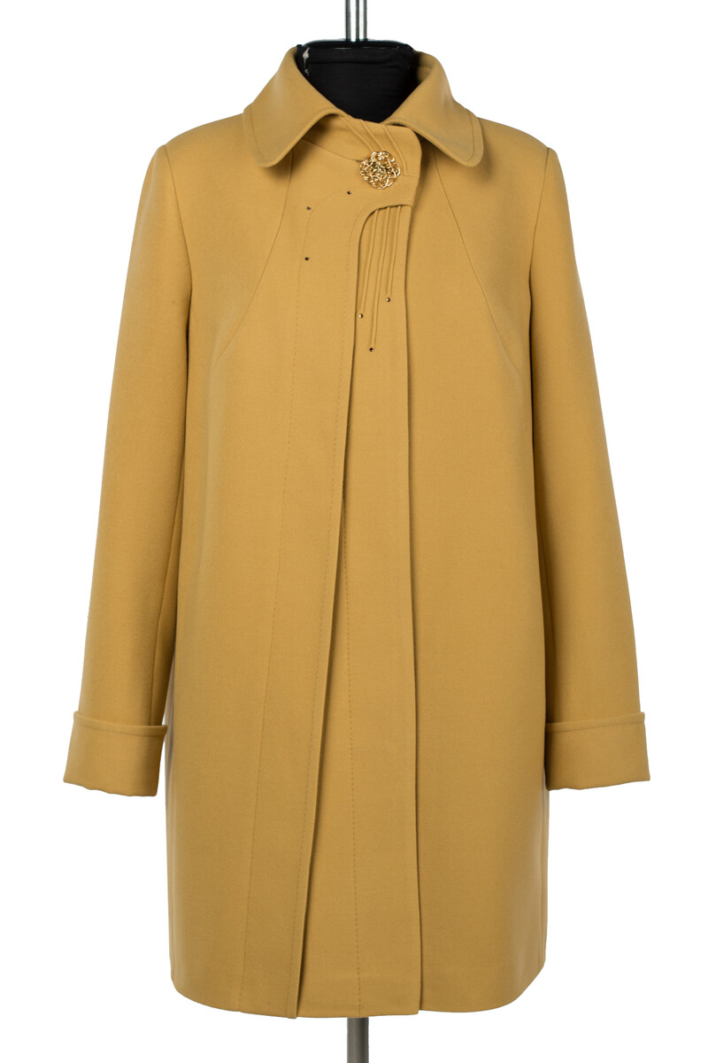Пальто женское демисезонное EL PODIO, размер 54, цвет бежевый 01250558 однобортное - фото 2