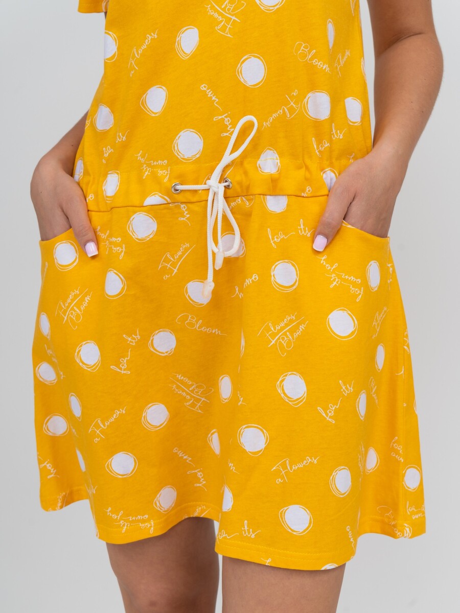 Платье Nesaden Style, размер 46, цвет желтый 01250581 - фото 5