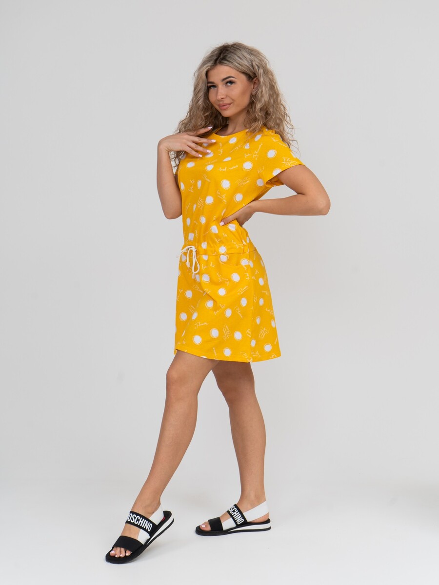Платье Nesaden Style, размер 46, цвет желтый 01250581 - фото 1