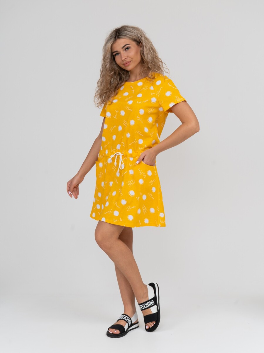 Платье Nesaden Style, размер 46, цвет желтый 01250581 - фото 2