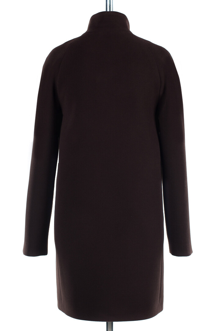 Пальто женское демисезонное EL PODIO, размер 42, цвет коричневый 01250802 однобортное - фото 5