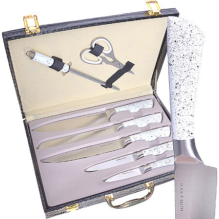 Набор ножей точилка для ножей 22 см kamille 5704