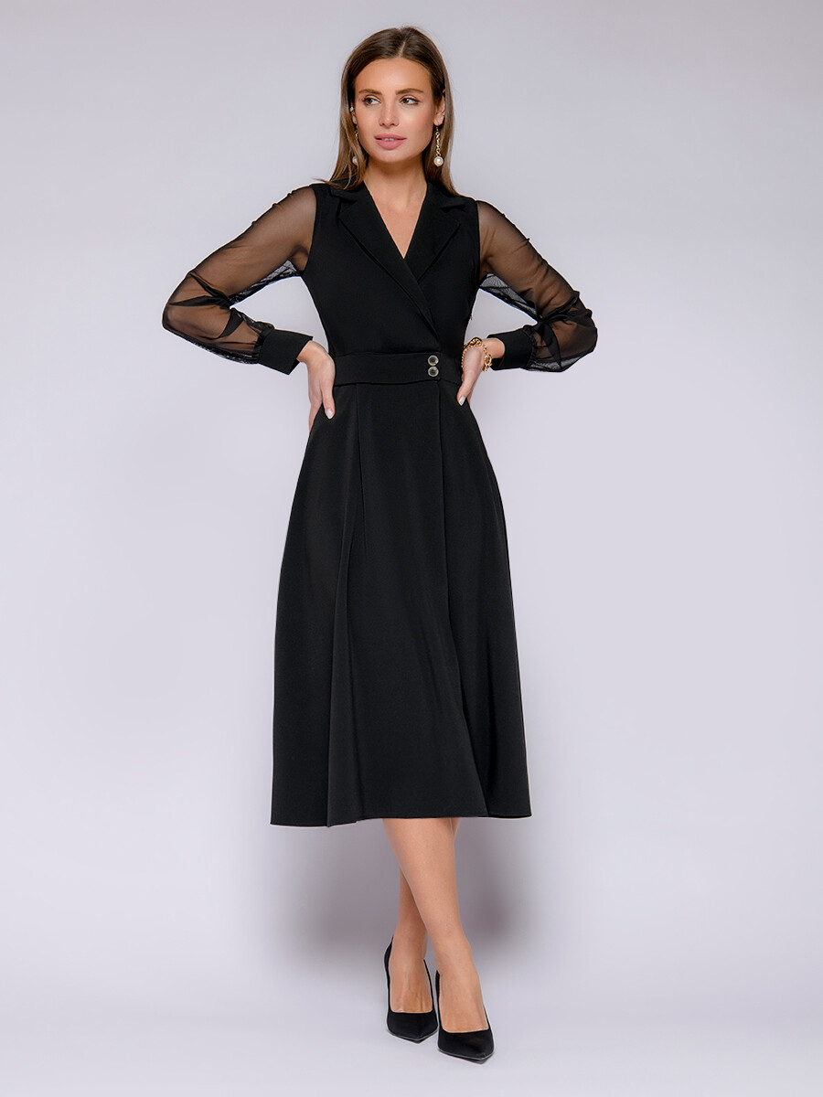 Платье 1001 DRESS, размер 42, цвет черный 01273374 - фото 2