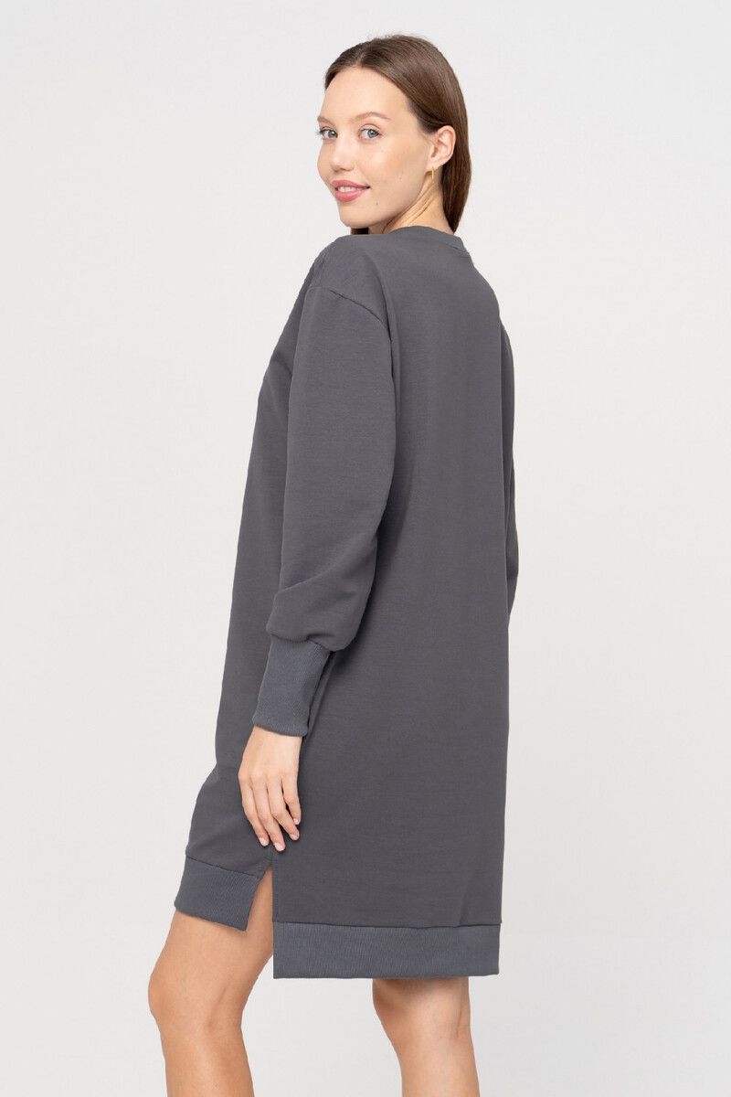 Платье SOLO MIO, размер 44, цвет серый 01276481 - фото 3