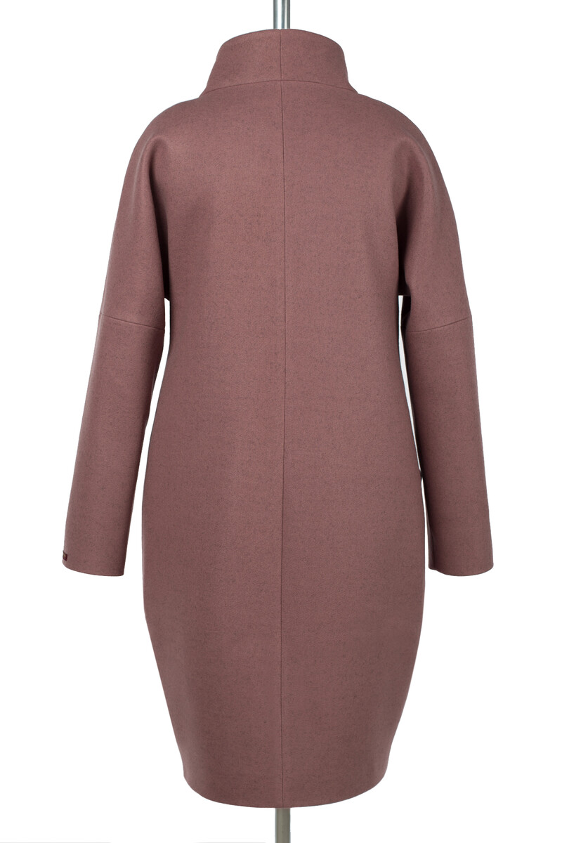 Пальто женское утепленное EL PODIO, размер 46, цвет фиолетовый 01295423 однобортное - фото 4