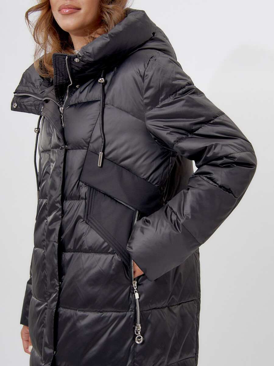 Пальто Visdeer, размер 46, цвет черный 01298277 - фото 8